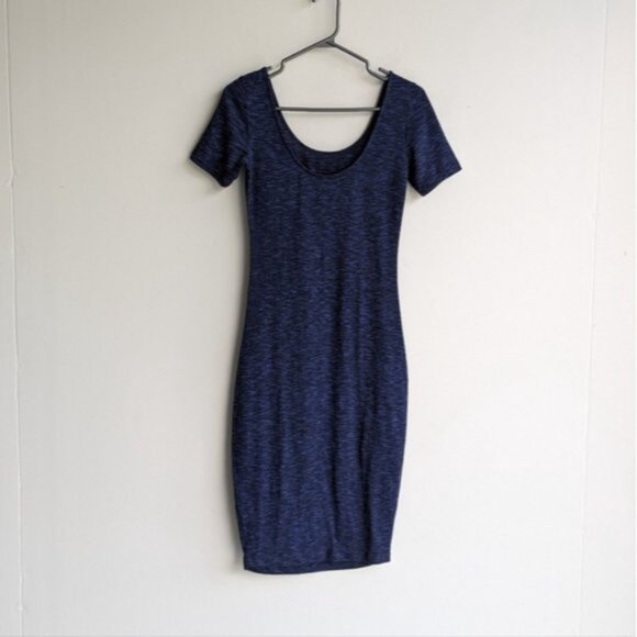 Dynamite short sleeve knit t-shirt midi dress - Picture 4 of 5